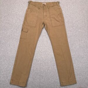 Levi's Cargo Utility Pants Men's 30x29 Slim Straight Tan Adjustable Waist Army